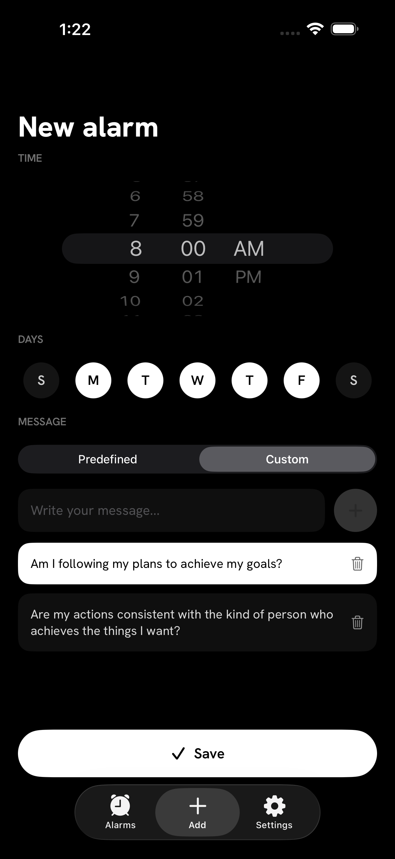Create your own message