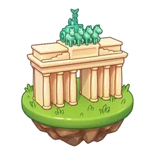 Brandenburg Gate in Trip Sort