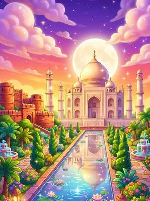 Agra postcard