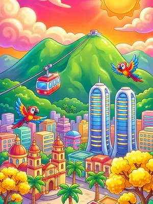 Caracas postcard