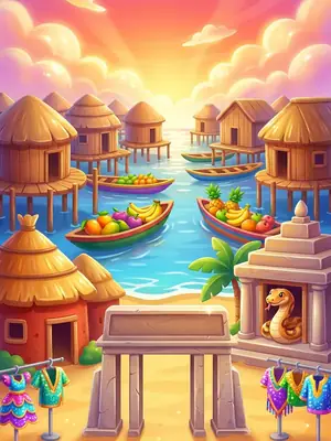 Cotonou postcard