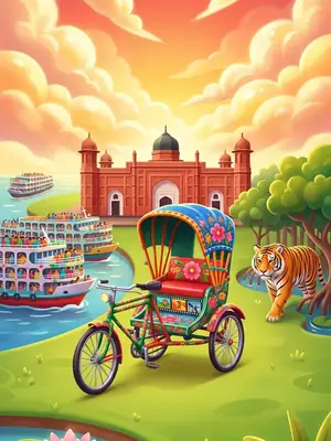 Dhaka postcard