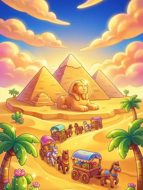 Trip Sort postcard of Giza