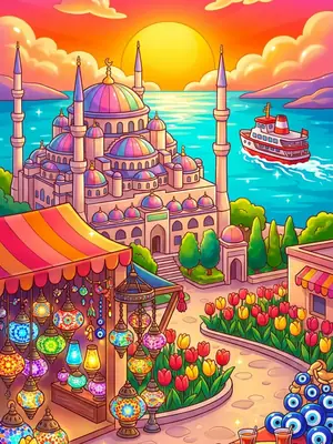 Istanbul postcard