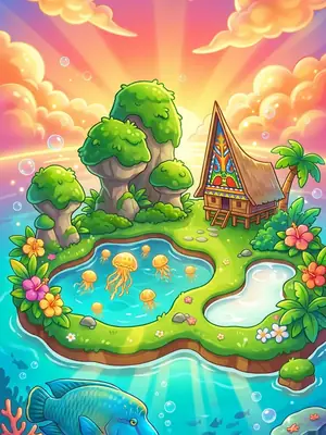 Koror postcard