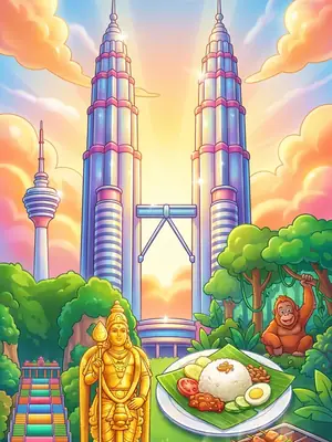 Kuala Lumpur postcard
