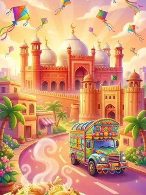 Lahore postcard