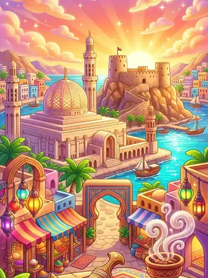 Muscat postcard
