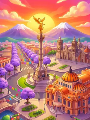 Ciudad de México postcard