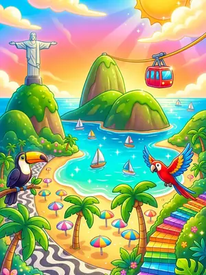 Rio de Janeiro postcard