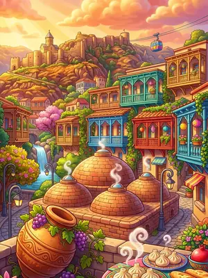Tbilisi postcard