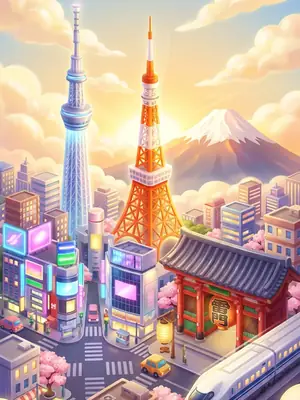 Tokyo postcard
