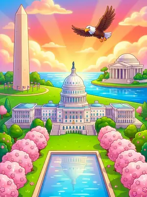 Washington postcard